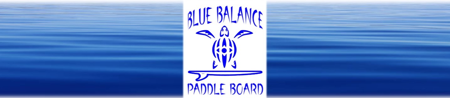 Blue Balance Paddle Board